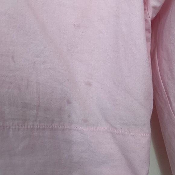 ASOS Pink Crop Top Balloon Sleeve V Neck. - Picture 6 of 6